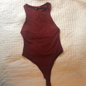 NWT Zara Maroon Bodysuit